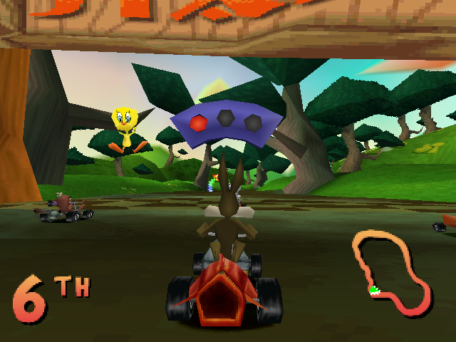 Looney Tunes Racing screenshot 5 for Playstation